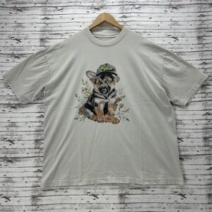 Big Time Chewie XL T-Shirt Men's Adult Short Sleeve Beige USA Made Cotton